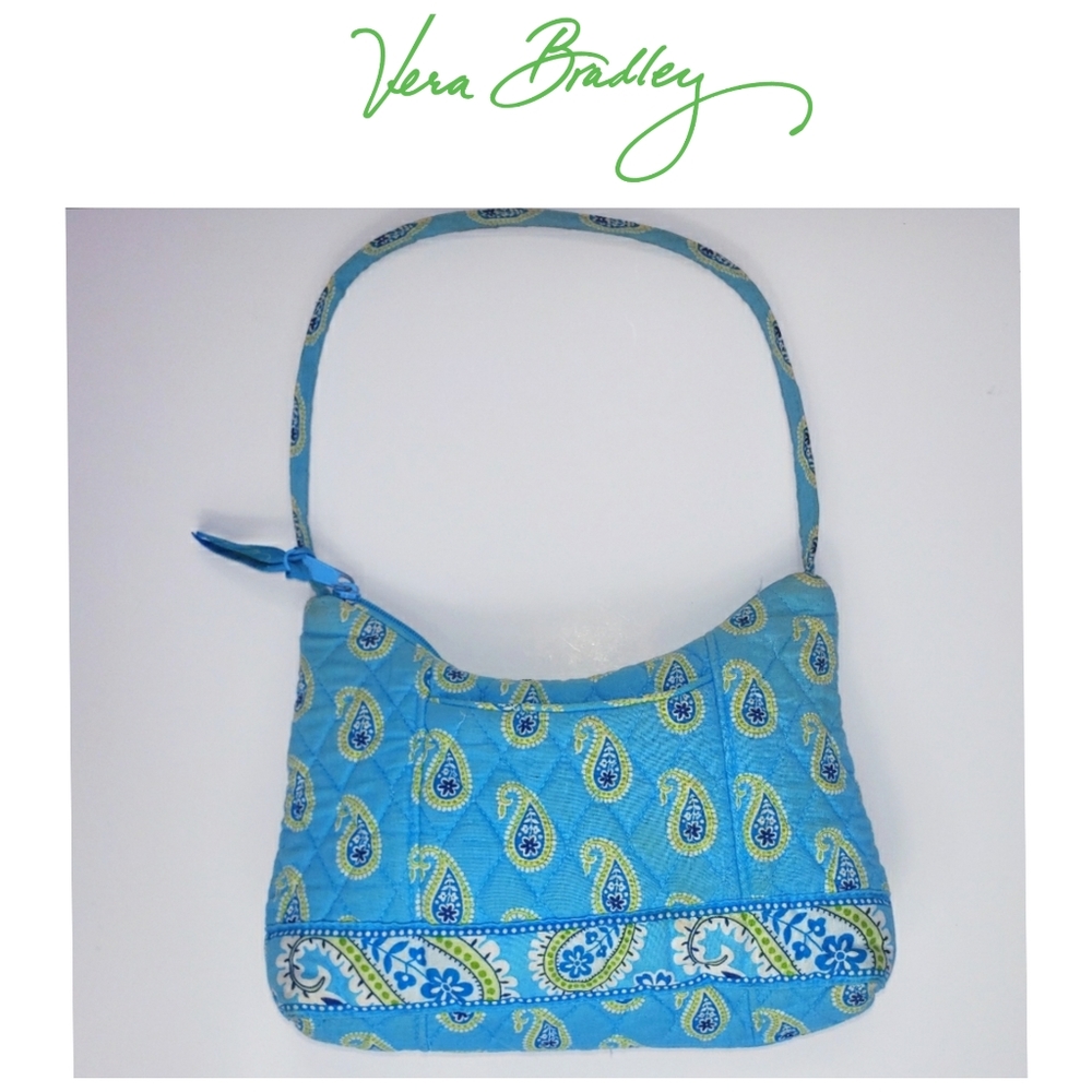 VERA BRADLEY Retierd Bermuda Blue Hobo Style Purse